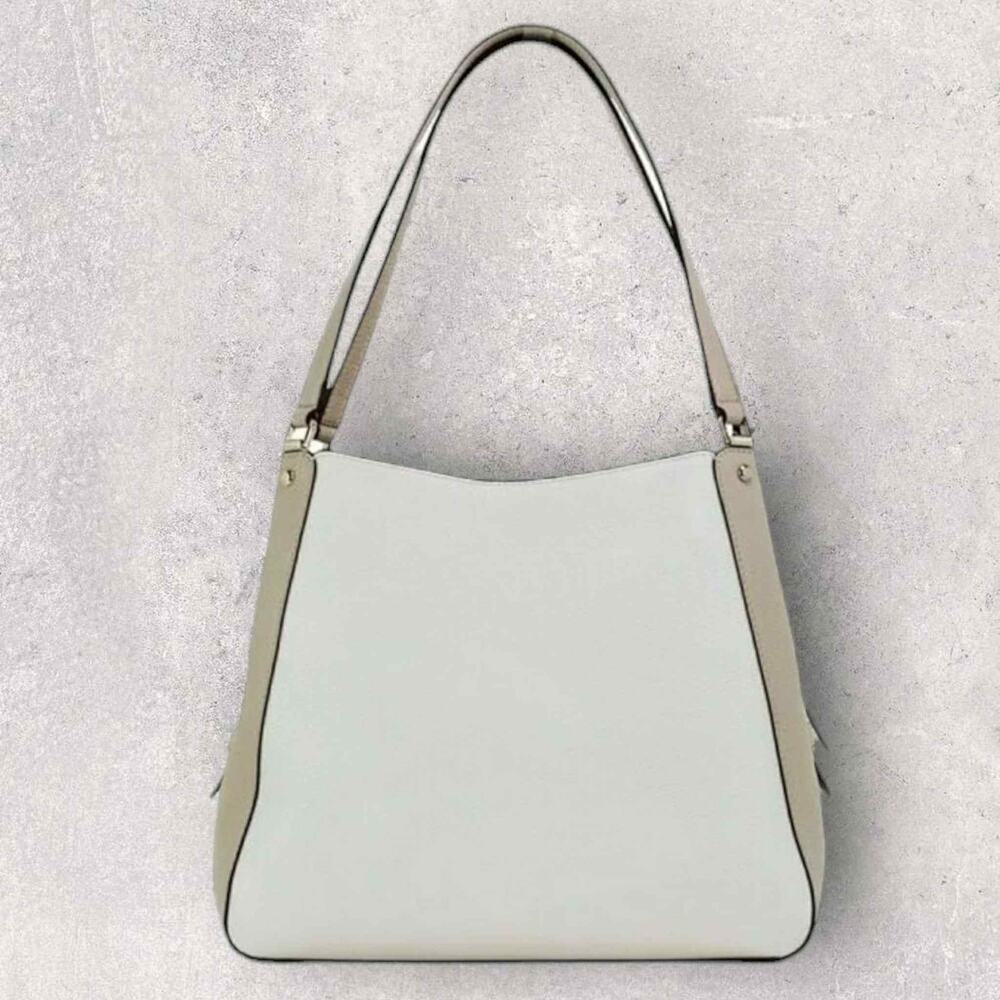 Kate Spade Leila Medium Triple Compartment Shoulder Bag light sand & warm beige - Picture 3 of 13